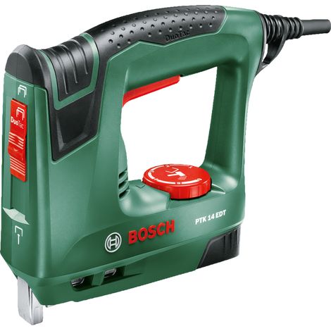 Bosch Elektrotacker PTK 14 EDT (1000 Klammern, Nägel: 14 mm, 30 Schläge/min)