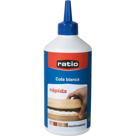 Cola blanca rápida RATIO, 500gr (1/2)