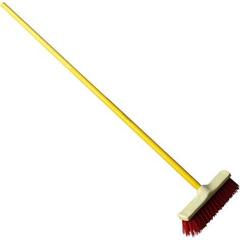 OUTILS PERRIN Balai cantonnier tout fibre manche compositube 1,50 m (1/2)