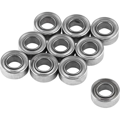 10pcs Roulements Mini Roulement à Billes en Acier Rouelements Double Blindé Bride pour Moteur Imprimante 3D MR63ZZ 3 6 2.5mm.