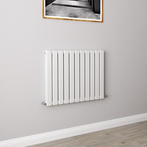AICA Flat Panel Radiator Designer Central Heating Horizontal 600x748mm Double White