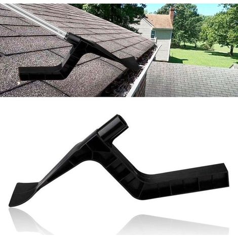 Outils de nettoyage de gouttière, nettoyeur de gouttière, outils de toiture, râteau de toit, pelle de gouttière, outil de nettoyage de gouttière pour maison, outil de nettoyage de gouttières pour (1/5)