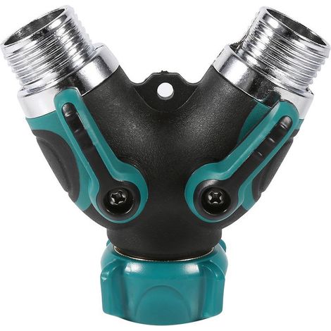 GARRYFIZH Raccord de tuyau d'arrosage, tuyau d'eau durable en forme de Y pour l'irrigation goutte à goutte des jardins et des exploitations agricoles. (1/5)