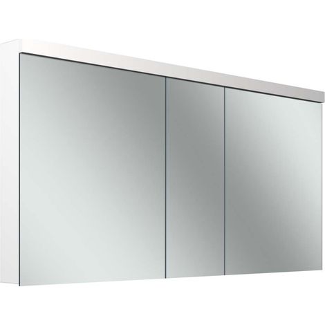 Schneider LOW plus LED Armoire de toilette, 3 portes 60/30/60cm,