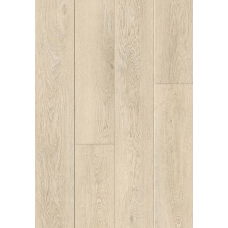 Mexen Sunnyvale échantillon de panneaux en vinyle 1240 x 182 mm SPC 6,5 mm, sous-couche IXPE 1,5 mm, 4 V-Fuge, Chêne - F1131-S (1/2)