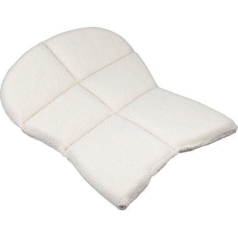 Bianco - Alzapaletta trapuntato in pelliccietta sintetica (1/2)
