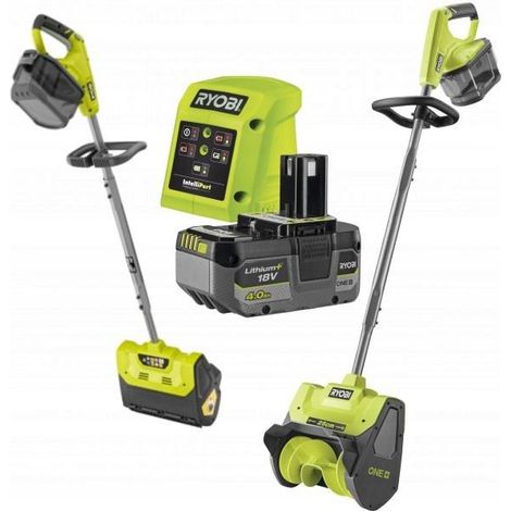 Sopladora de nieve ryobi one plus 18v verde 25 cm 15 cm