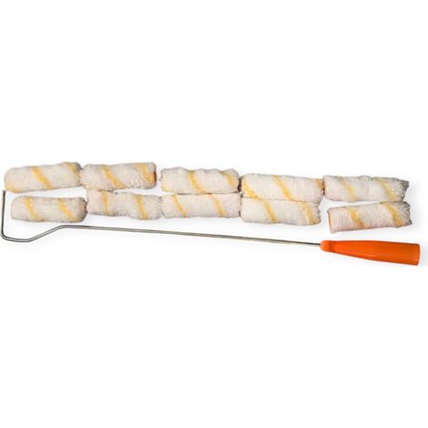 Kit Mini Rouleau Pattes de Lapin 10 cm + Manche 60 cm  Outillage Carreleur 2.0