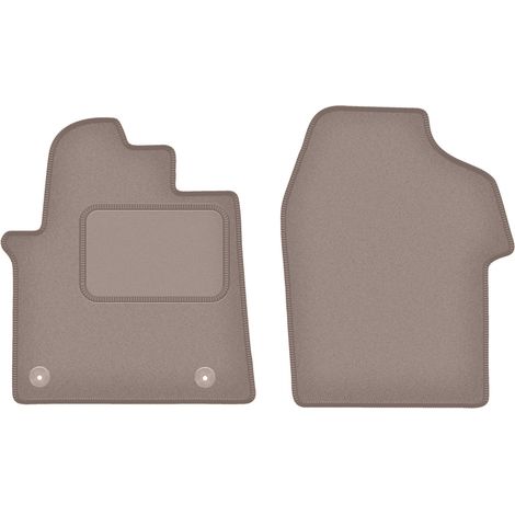 Tapis avant beiges pour fourgonnette Citroën Jumpy III (2018-)