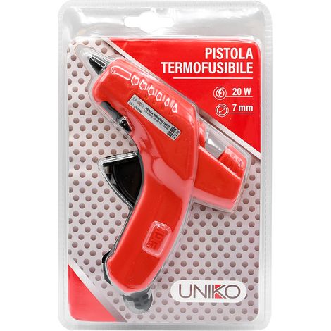 PISTOLA TERMOCOLLANTE 'UNK' 20 W per colla ø mm 7 - 7,5