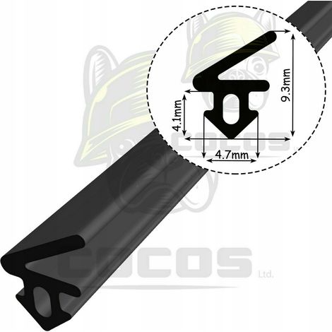 Dichtung für PVC-Fenster S-1125 PANORAMA SCHWARZ 1 m (1/5)