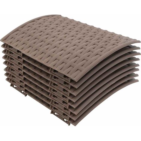 Christmas Tree Skirt Brown Ø65x23 cm Plastic vidaXL