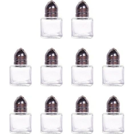 Set mit 10 multifunktionalen Mini-Salzstreuern für Gewürze, tragbare Gewürzgläser (1/5)