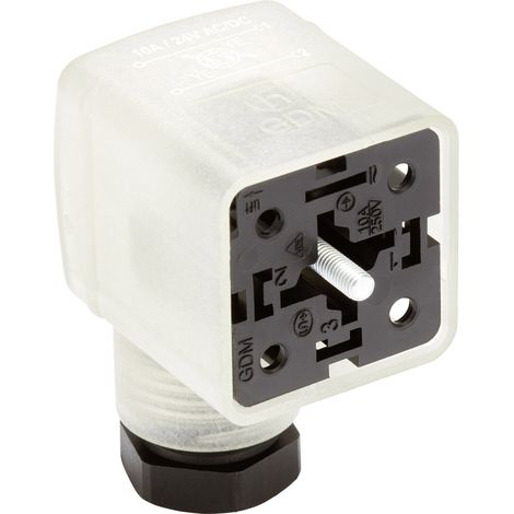 Ventilsteckverbinder Serie GDM21F6 Transparent GDM21F6-L14-10D  934888017 Lumberg Automation Inhalt: