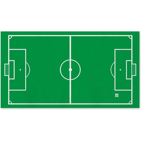 Big Party Tovaglioli Football Calcio 40 x 33 Cm 16 Pz