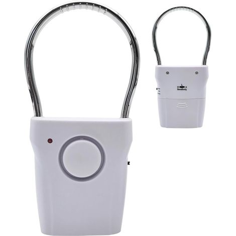 Alarme de porte Sonnette de sécurité sans fil et sonore - Capteur d'alarme pour porte et fenêtre avec son Pour maison, chambre, bureau, voyage, appartement, hôtel et affaires (1/5)