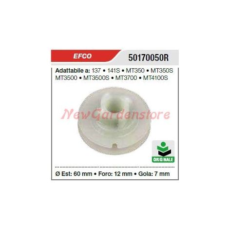Puleggia avviamento EFCO motosega 137 141S MT350 350S 3500 3500S 3700 50170050R