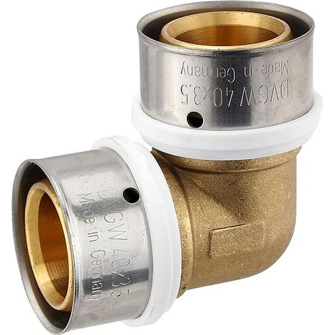Pressfitting-Winkel 90° - 40 x 3,5 mm für MV-Rohr