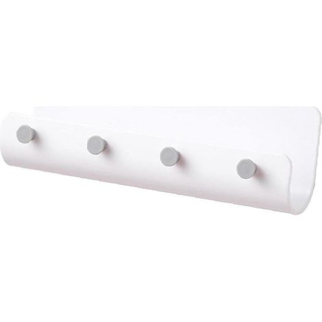 Sanfly Minimalist Key Board, portachiavi autoadesivo con quattro ganci, porta chiavi
