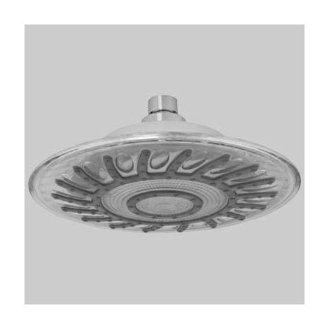 SOFFIONE DOCCIA A LED ACQUARIO IN ABS  Ø 200     CARDINALE
