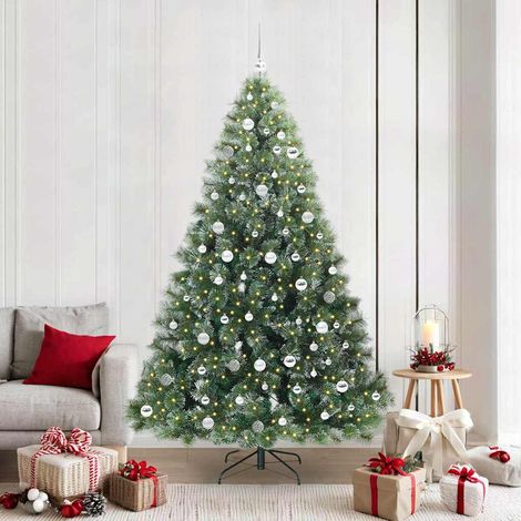 vidaXL Árbol de Navidad artificial con 300 LED Verde 210 cm PE y PVC (1/5)