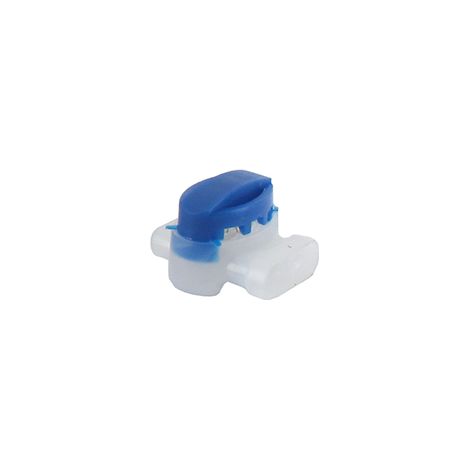 Jeu De 50 Connecteurs électriques 3 Connexions, Auto-dénudants à Sertir 3m™ Scotchlok™ 314 Bleu. Pour Fils De Diamètre Maxi 3,9