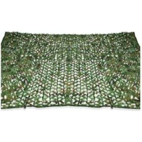 Rectangular shade sail, camouflage design, parasol, 3x4m, green mesh
