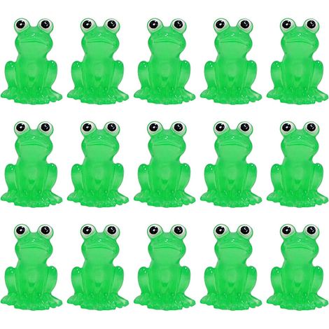 Miniatur Froschfiguren 15 Stück entzückende Dekoration aus