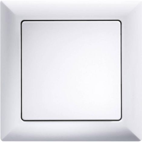 Eltako Obturador brillante moderno blanco 55x55 mm