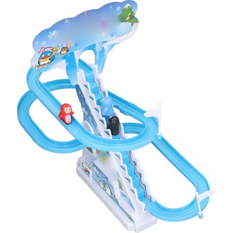 Jeu électronique d'escalier à monter, puzzle, stimule l'imagination, montagnes russes musicales, grand format (1/5)