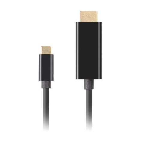 Cable USB C a HDMI Lanberg CA-CMHD-10CU-0030-BK (1/3)