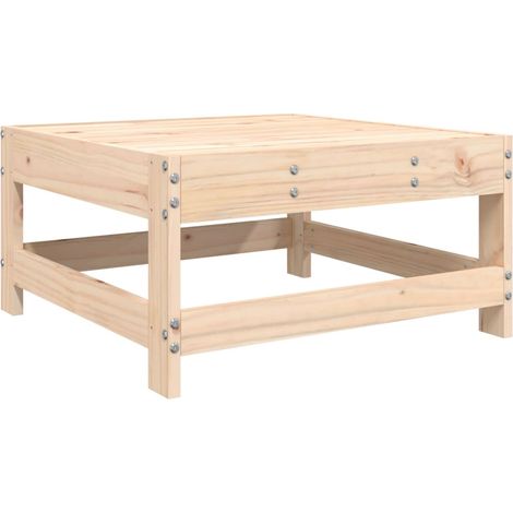 Maison Exclusive - Gartenhocker Massivholz Kiefer