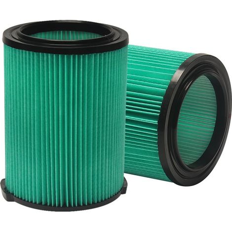 Confezione da 2 filtri per aspirapolvere pieghettati a 5 strati VF6000, compatibili con gli aspirapolvere per liquidi e solidi Ridgid Shop Vac da 5-20 galloni e con gli aspirapolvere per liquidi e sol (1/4)
