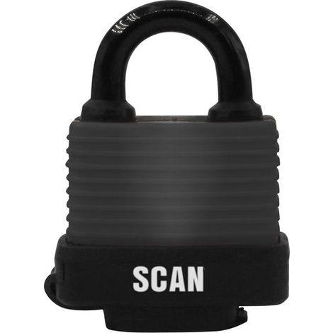 Scan ZD113-A50 Weatherproof Laminated Steel Padlock 50mm SCAPLLAMWP50