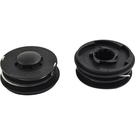 Lot de 3 têtes de débroussailleuse en nylon pour GC-ET 4530 RTV 400 RTV 550, 9,8 m 1,6 mm (1/5)