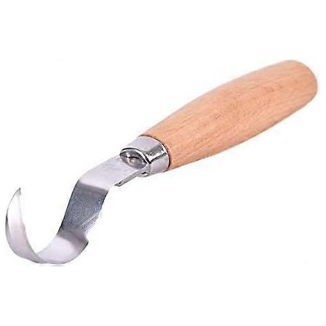 Couteau à sculpter de précision en acier inoxydable, outil de sculpture ergonomique pour débutants, avec biseau et crochet. (1/5)