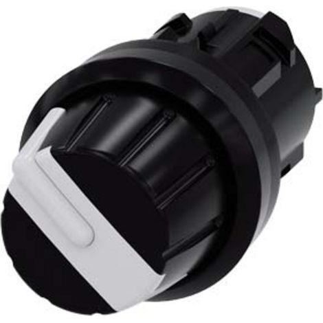 Siemens 3SU10002AS600AA0 3SU1000-2AS60-0AA0 Knebelschalter Knopf Weiß 2 x 360 ° 1 St. (1/3)