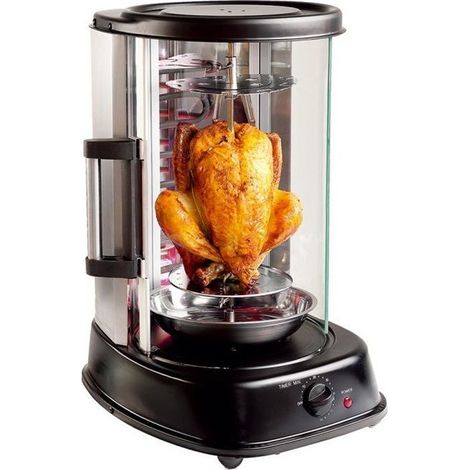 Grill Viande Vertical 21L Poulet Kebab Design BBQ