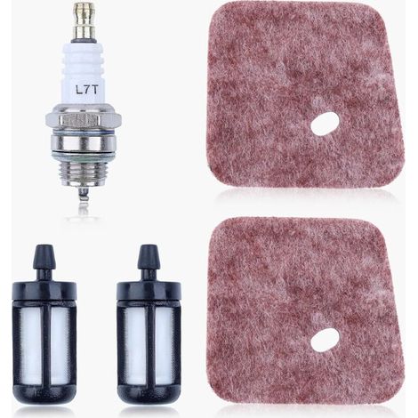 Filtro aria per decespugliatore STIHL KM55 KM55R FS55 FS38 FS45 FS46 FC55 con filtro carburante e candela