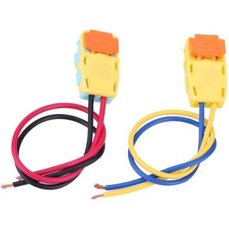 Paire de connecteurs d'airbag pour voiture 2 pièces en plastique et métal Résistants à la rouille Compatible avec Sonata, Focus, Volt (1/5)