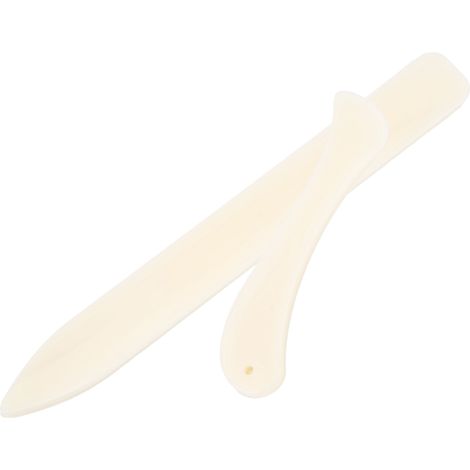 Outil de façonnage en imitation os bovin blanc laiteux, coupe-bordures, outils de couture DIY pour le quilting et le scellage, couteau origami couleur os, os de jade. (1/5)