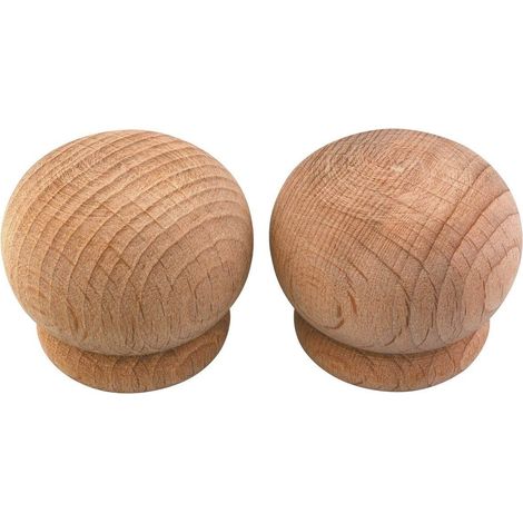 2 Embouts Pomme - Brut à Peindre - Diamètre 20