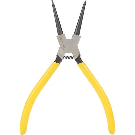 Pince à circlips courbée en acier inoxydable avec poignée de 17,8 cm (7 po) - Outil mécanique de retenue TU-175HS (1/5)