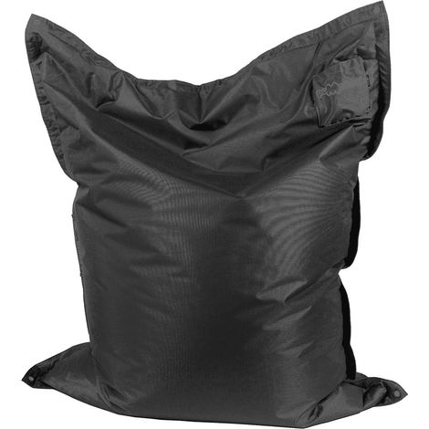 Cuscinone Poltrona Pouf Gigante 175x135 cm in Acrilico Pomodone Nero (1/5)