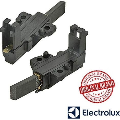 KIT SPAZZOLE MOTORE LAVATRICE CARBONCINI ARISTON ELECTROLUX REX - ORIGINALE