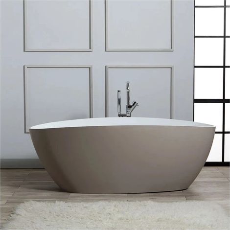 vasca da bagno "maggiore" beige, 157x71x56 cm (1/4)