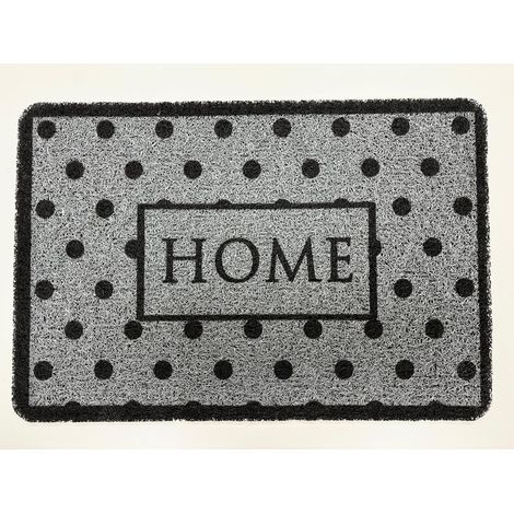 Felpudo de vinilo rizado 10mm Home 40x60cm