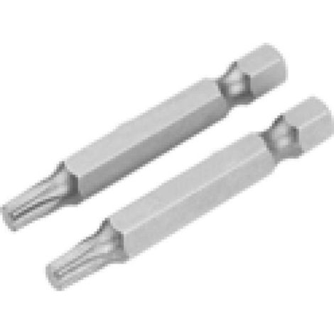 SET 2PZS S2 PUNTAS TORX EXTENDIDAS T20X50MM TOLSEN