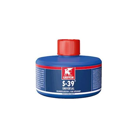 Griffon – Décapant universel S-39 pour soudure – Flux sans acides pour métaux sauf aluminium – Plage de température 75°C à 375°C – Flacon 320 ml