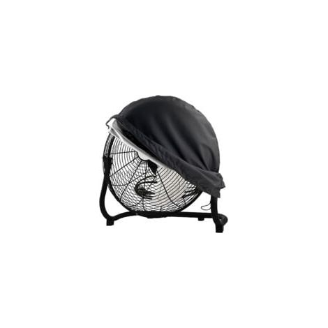 Housse de ventilateur d'extérieur étanche 611961cm, compatible avec les ventilateurs de sol industriels en métal robuste haute vitesse,noir